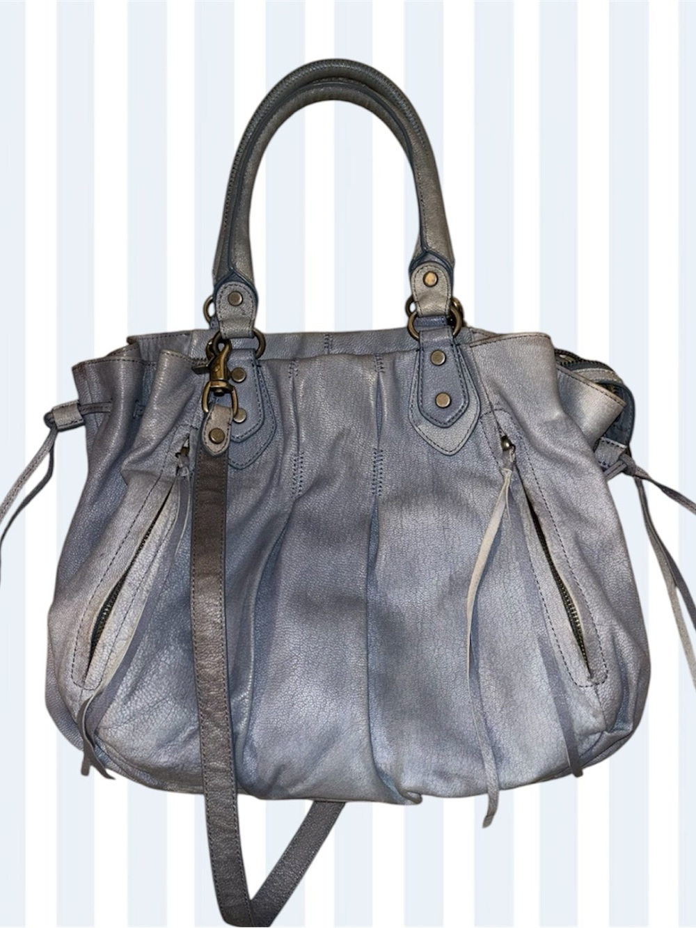 vintage botkier trigger leather satchel
